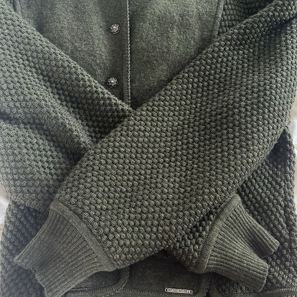Vintage Geiger Wool Sweater Cardigan - Picture 10 of 11